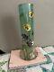Mont Joye Legras Lamartine Art Nouveau French Glass Vase 11 3/4 High