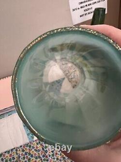 Mont Joye Legras Lamartine Art Nouveau French Glass Vase 11 3/4 High