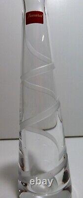 NEW Baccarat Crystal PASSION VOLTAGE Bud Vase 9 Made in France