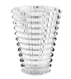 NEW- Baccarat Oval Eye Crystal Vase withbox and bag