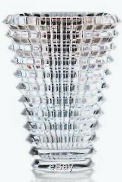 NEW- Baccarat Oval Eye Crystal Vase withbox and bag