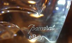 NEW VINTAGE Baccarat OCEANIE Vase with Green Frog 8 1/4 Made in FRANCE