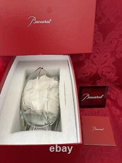 NIB FLAWLESS Glass BACCARAT France Swirl GIVERNY R RIGOT Crystal FLOWER BUD VASE