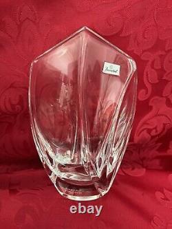 NIB FLAWLESS Glass BACCARAT France Swirl GIVERNY R RIGOT Crystal FLOWER BUD VASE