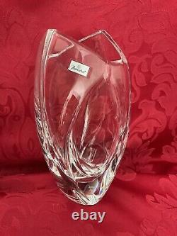 NIB FLAWLESS Glass BACCARAT France Swirl GIVERNY R RIGOT Crystal FLOWER BUD VASE
