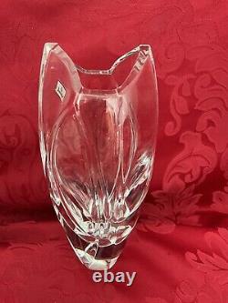 NIB FLAWLESS Glass BACCARAT France Swirl GIVERNY R RIGOT Crystal FLOWER BUD VASE