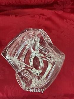NIB FLAWLESS Glass BACCARAT France Swirl GIVERNY R RIGOT Crystal FLOWER BUD VASE