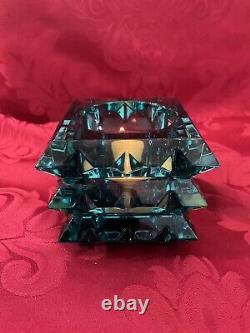 NIB FLAWLESS Stunning BACCARAT France ARLEQUIN Crystal VASE VOTIVE CANDLE HOLDER