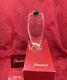 NIB FLAWLESS Stunning BACCARAT France Glass Crystal OCEANIE Flower Bud VASE FROG