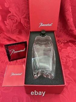 NIB FLAWLESS Stunning BACCARAT France Glass Crystal OCEANIE Flower Bud VASE FROG