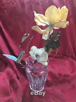 Nearly FLAWLESS Exquisite BACCARAT France Large NELLY Glass Crystal FLOWER VASE