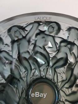 New Authentic Large Lalique Bacchantes Bronze Crystal Vase (large)