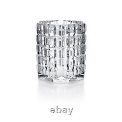 New Baccarat Crystal Grand Louxor Round Clear Vase #2811508 Brand Nib Save$ F/sh