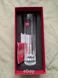 New in Box Baccarat Harmonie 7 Crystal Art Glass Bud Vase France Discontinued