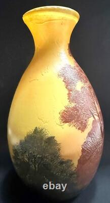 Original Large French LEGRAS Cameo Vase