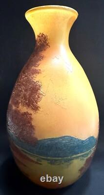 Original Large French LEGRAS Cameo Vase