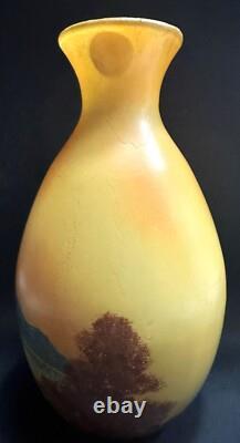 Original Large French LEGRAS Cameo Vase