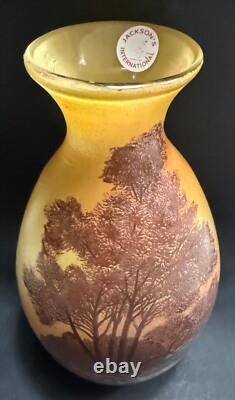 Original Large French LEGRAS Cameo Vase