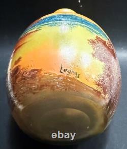 Original Large French LEGRAS Cameo Vase