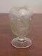 RARE Antique FRENCH White Opalescent SQUIRREL & ACORN Art Glass VASE Scales EAPG