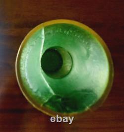 REPAIRED Antique Daum Nancy French Glass Talking Vase Signed