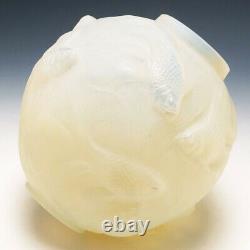 R Lalique Cased Opaescent Formose Vase Introduced 1934