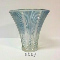 R. Lalique France EPIS 6.5 Vase, Blue Patina / Staining, c. 1930's