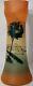 Rare Antique Legras France Enamel Hand Painted Glass Vase C-1900-1920 EUC