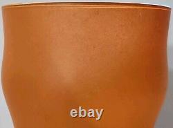 Rare Antique Legras France Enamel Hand Painted Glass Vase C-1900-1920 EUC