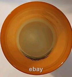 Rare Antique Legras France Enamel Hand Painted Glass Vase C-1900-1920 EUC