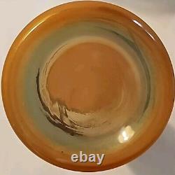 Rare Antique Legras France Enamel Hand Painted Glass Vase C-1900-1920 EUC