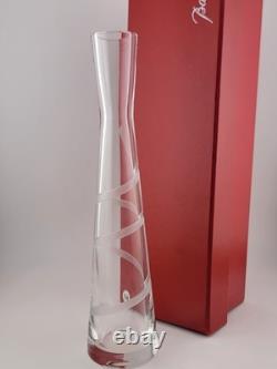 Rare BACCARAT CRYSTAL VASE PASSION VOLTIGE STYLE NO 2102466 W Original Box