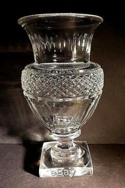 Rare Baccarat MUSEE DES CRISTALLERIES 1821-1840 REPRODUCTION Crystal Vase EXCEL