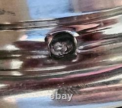 Rare Daum Nancy Martele Two Handled Cup With Lilies of the Valley Silver Mounts