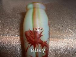 Rare French Daum Nancy Signed Vase 6 3/4