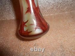 Rare French Daum Nancy Signed Vase 6 3/4