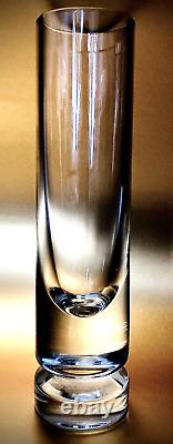 Rare Modernist Vintage /Antique Baccarat Crystal French Vase 12 1/2 Etch Mark