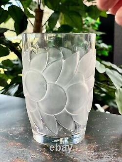 Rare Rene Lalique Blidah Small Vase or Large Tumbler R