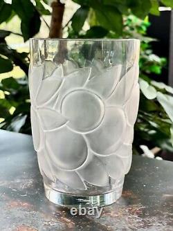 Rare Rene Lalique Blidah Small Vase or Large Tumbler R