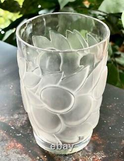 Rare Rene Lalique Blidah Small Vase or Large Tumbler R