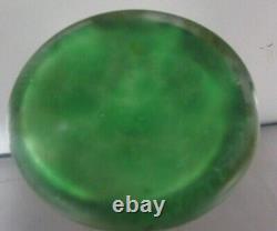 Rare & Unique 13 LEGRAS (FRANCE) Red Poppies Art Nouveau Glass Vase c. 1915