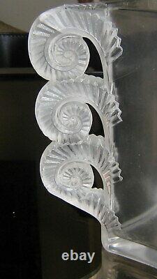 Rene Lalique 1929 Amiens Vase. 7. Signed, Damaged, Well Repaired, Different