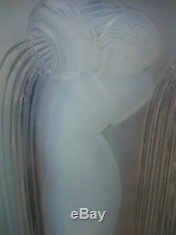 Rene Lalique Opalescent Glass'Danaides' Vase