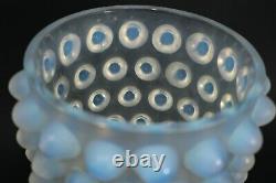 Rene Lalique Opalescent Glass Mossi Vase