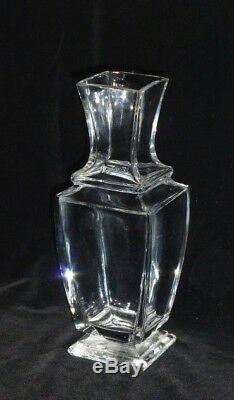 Retired Elegant Baccarat Crystal Vase, Pearl Pattern, 1 Owner, Purchased 1979