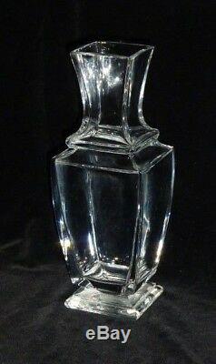 Retired Elegant Baccarat Crystal Vase, Pearl Pattern, 1 Owner, Purchased 1979