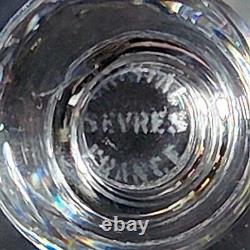 SEVRES GIFTWARE BUD VASE, Cut Lead Crystal, 8, Made in France, Signed