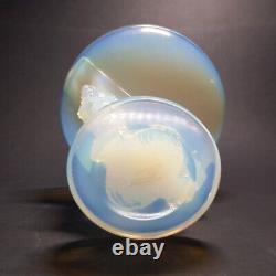 Sabino French Art Deco Opaline Horse Glass Bowl 1930s Signed