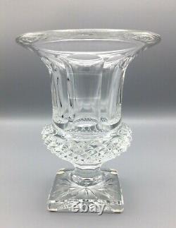 Saint-Louis Crystal Clear Versailles Vase 8 Made In France Excellent