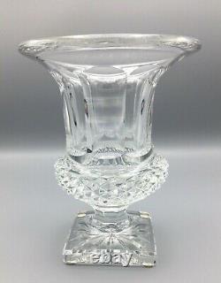 Saint-Louis Crystal Clear Versailles Vase 8 Made In France Excellent